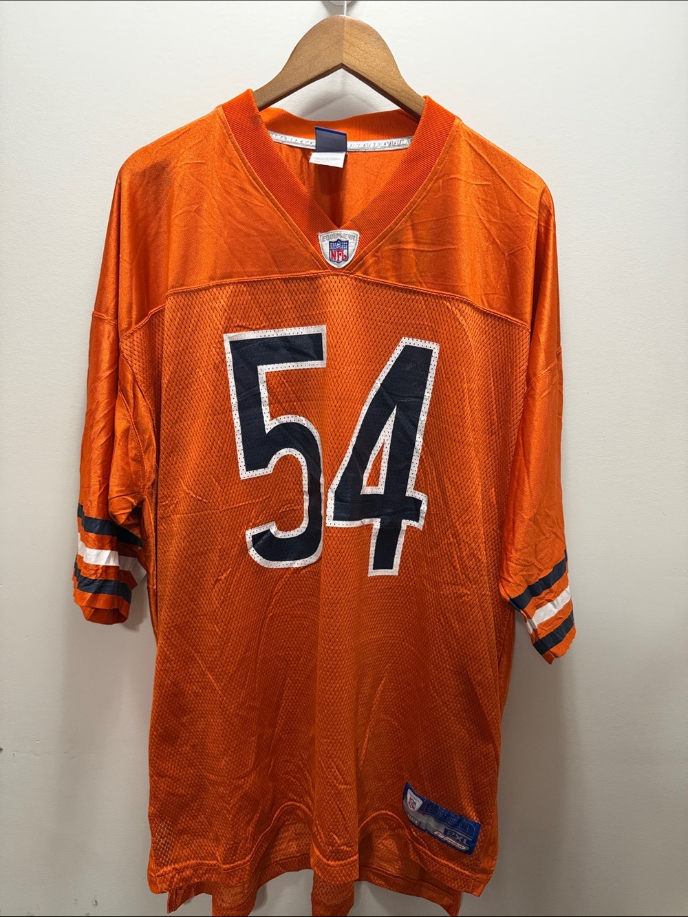 Y2K NFL Reebok Equipment Chicago Bears #54 Urlacher Jersey Size XXL 36x31